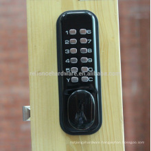 LELONLOCK combination Push Button Door Lock/Mechanical Code Lock in black